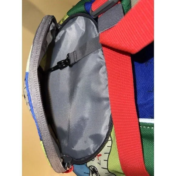 Lands End Kids Backpack Rulers Monsters Baseball Soccer Double Zippered - Picture 10 of 16